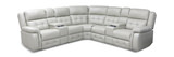 Zenith Power Reclining Sectional - Grey thumbnail 1
