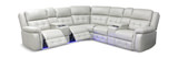 Zenith Power Reclining Sectional - Grey thumbnail 6