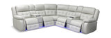 Zenith Power Reclining Sectional - Grey thumbnail 4