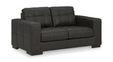 Tiana Leather Loveseat thumbnail 3
