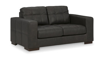 Tiana Leather Loveseat