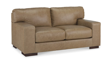 Jasmine Leather Loveseat