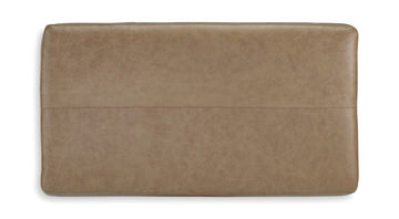 Jasmine Leather Ottoman