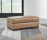 Jasmine Leather Ottoman thumbnail 2