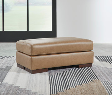 image Jasmine Leather Ottoman