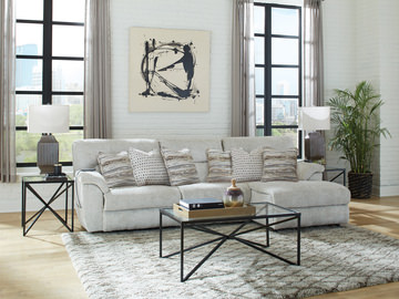 Retreat 3 Piece Power Reclining Modular Sectional with Massage - Right Arm Facing Chaise