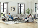 Retreat 5 Piece Power Reclining Modular Sectional with Massage thumbnail 7