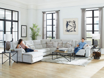 Retreat 7 Piece Power Reclining Sectional with Massage