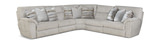 Retreat 5 Piece Power Reclining Modular Sectional with Massage thumbnail 1