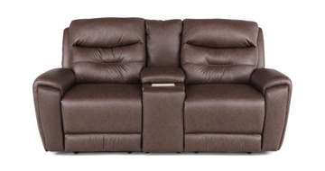 Finley leather online recliner