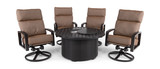 Riverside 5 Piece Fire Table Chat Set - Cushion  thumbnail 1