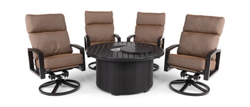 image Riverside 5 Piece Fire Chat Set