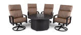 Riverside 5 Piece Fire Table Chat Set - Cushion  thumbnail 2