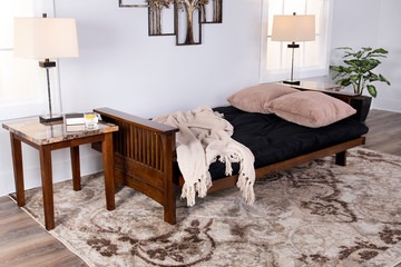 Autumn Futon With Mattress - 6″ Premium Black