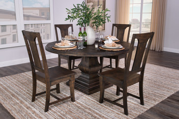 Keys Round Table with 4 Chairs