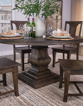 Keys Round Table with 4 Chairs