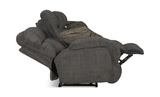 Daphne Reclining Loveseat with Console - Granite thumbnail 10