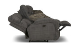 Daphne Power Reclining Loveseat with Console - Granite thumbnail 9