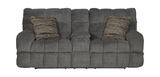Daphne Power Reclining Loveseat with Console - Granite thumbnail 1