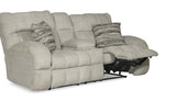 Daphne Reclining Loveseat with Console - Buff thumbnail 6