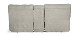 Daphne Reclining Loveseat with Console - Buff thumbnail 4