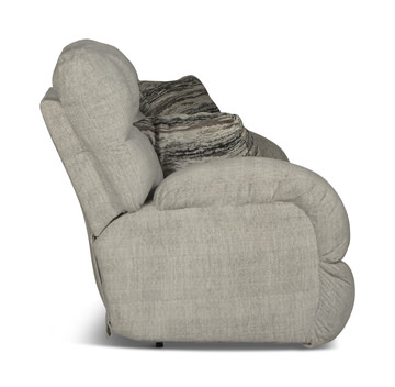 Daphne Reclining Loveseat with Console - Buff