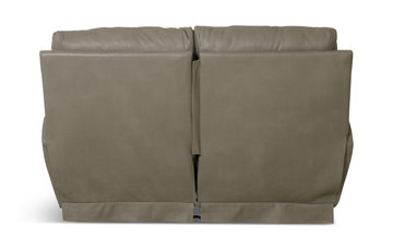 Watson Leather Power Reclining Loveseat - Putty
