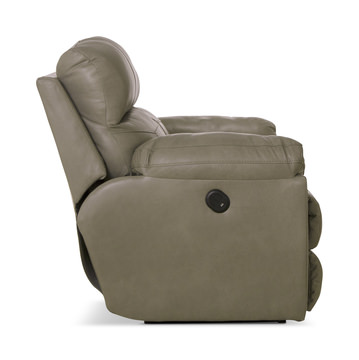 Watson Leather Power Reclining Loveseat - Putty