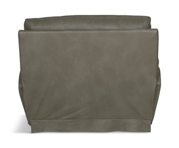 Watson Leather Power Recliner - Putty