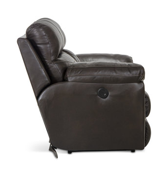 Watson Leather Power Reclining Loveseat - Chocolate