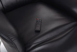 Gladys Leather Power Swivel Recliner - Black thumbnail 8