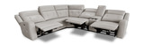 Nina 6 Piece Leather Power Reclining Modular Sectional thumbnail 5