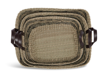 Set of Three Seagrass Baskets