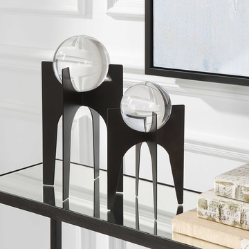 Set of 2 Ellianna Spheres