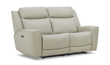 Fenton Leather Power Reclining Loveseat