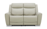 Fenton Leather Power Reclining Loveseat thumbnail 1