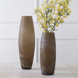 Set of 2 Carmel Swirl Vases thumbnail 2