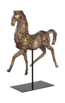 image Caballo Dorado Sculpture