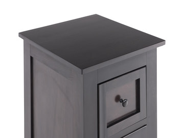 Taylor J 2 Drawer Nightstand