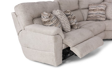 Retreat 7 Piece Power Reclining Modular Sectional With Massage