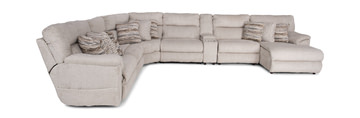 Retreat 7 Piece Power Reclining Modular Sectional With Massage