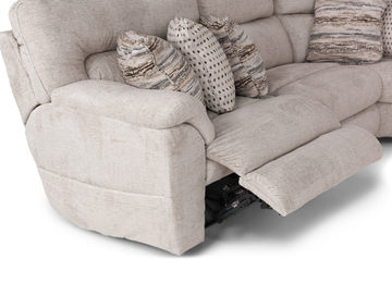 Retreat 5 Piece Power Reclining Modular Sectional with Massage