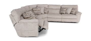 Retreat 5 Piece Power Reclining Modular Sectional with Massage