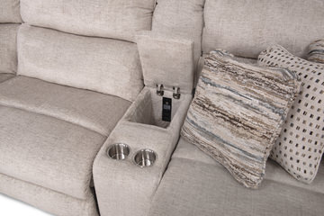 Retreat 7 Piece Power Reclining Modular Sectional With Massage