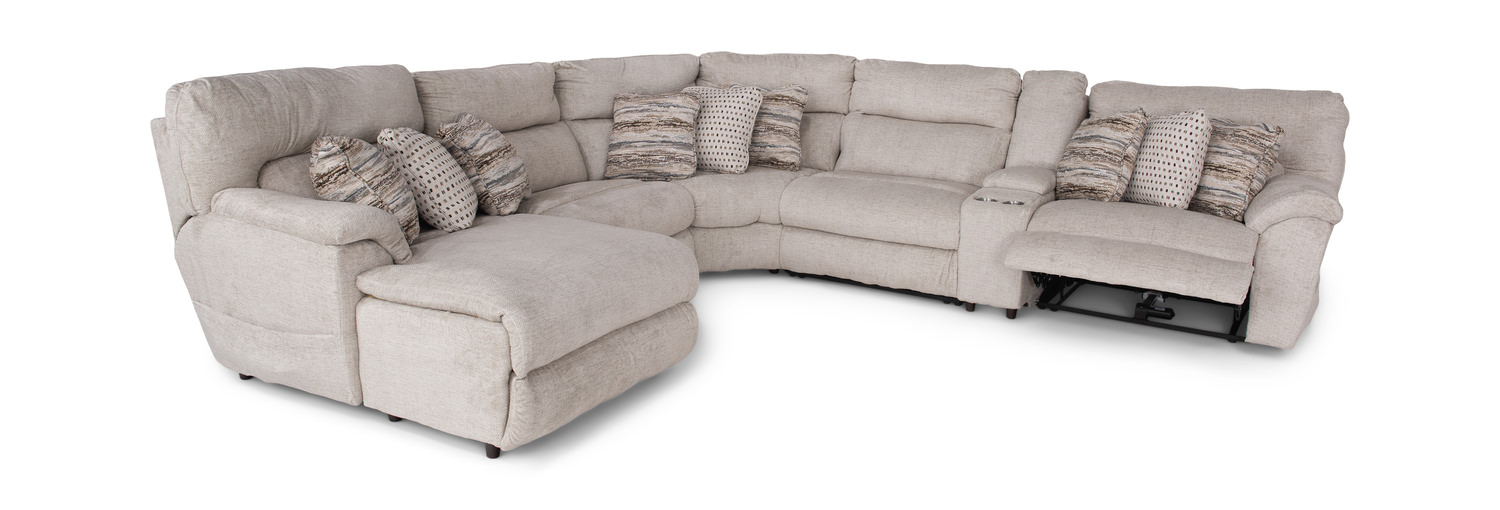 Retreat 6 Piece Power Reclining Modular With | HOM Furniture