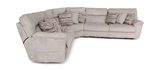 Retreat 5 Piece Power Reclining Modular Sectional with Massage thumbnail 3
