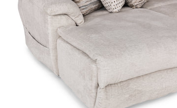 Retreat 3 Piece Power Reclining Modular Sectional with Massage - Left Arm Facing Chaise