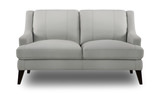 Juneau Leather Loveseat thumbnail 1