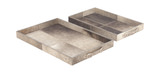 Hair On Hide File Trays, Set of Two thumbnail 1
