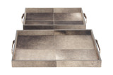 Hair On Hide File Trays, Set of Two thumbnail 2
